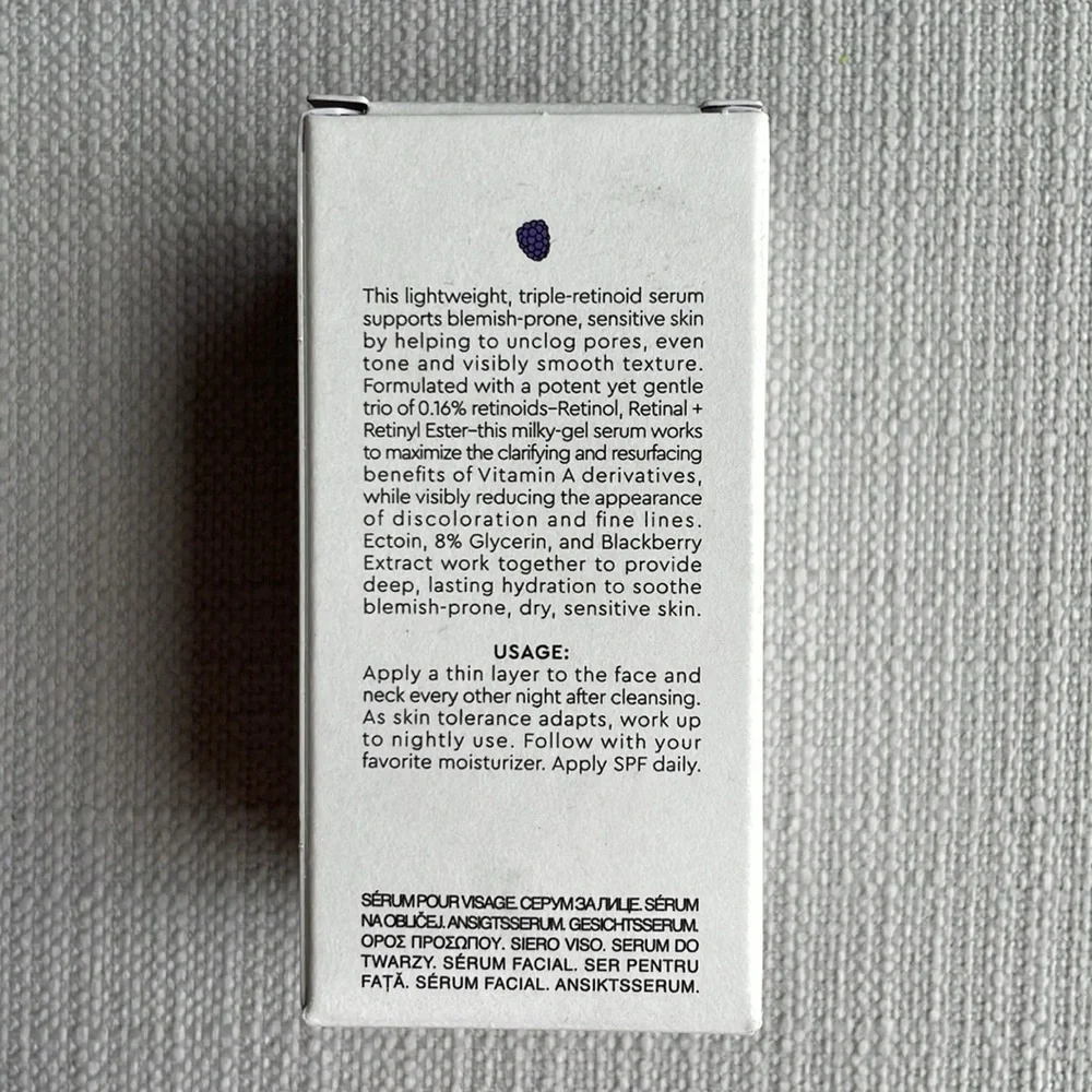 Glow Recipe Blackberry Retinol Blemish Serum